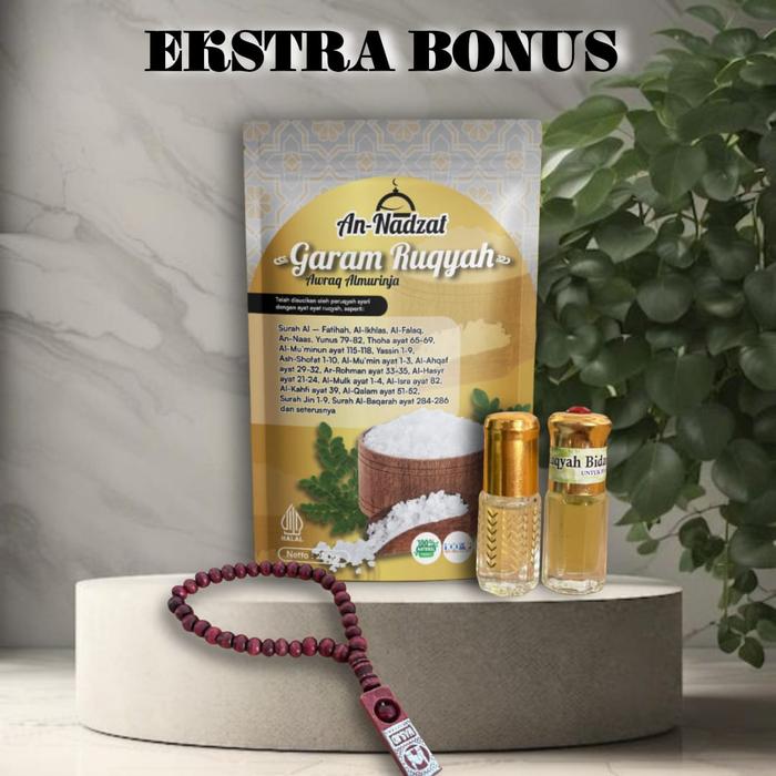 An-nadzat  garam (250gr) dengan Tambahan Parfum, BidaraOil, Tasbih