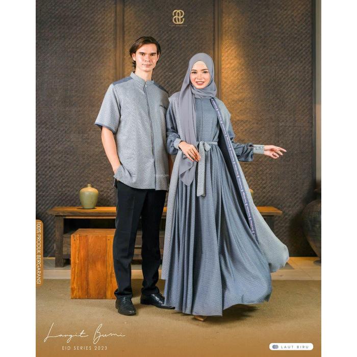 HIJAB PASMINA PUAN S.L BUMI LAUT BIRU