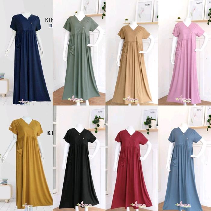 HOMEDRESS DASTER KIMONO RAYON SPANDEK ASMA DAILY WEAR