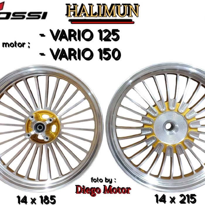 Velg Racing Vrossi Halimun Honda Vario 125, Vario 150 Sepasang/velg racing vrossi halimun honda vari