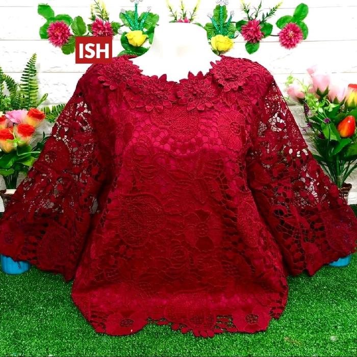 Blouse Brokat Import Bangkok JUMBO