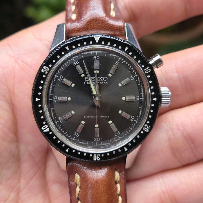 Jam Tangan Seiko Vintage jadul Mono Pusher manual winding rare