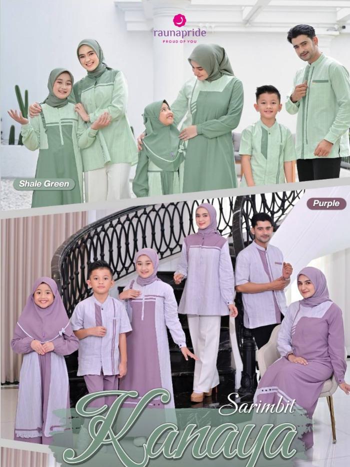 SARIMBIT RAUNA KANAYA/GAMIS ANAK/KOKO ANAK/KOKO DEWASA/GAMIS REMAJA/ATASAN RAUNA/RAUNA