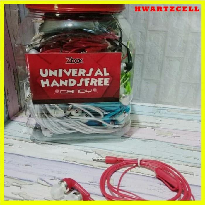 Headset earphone toples + mic zbox megabass kabel bulat