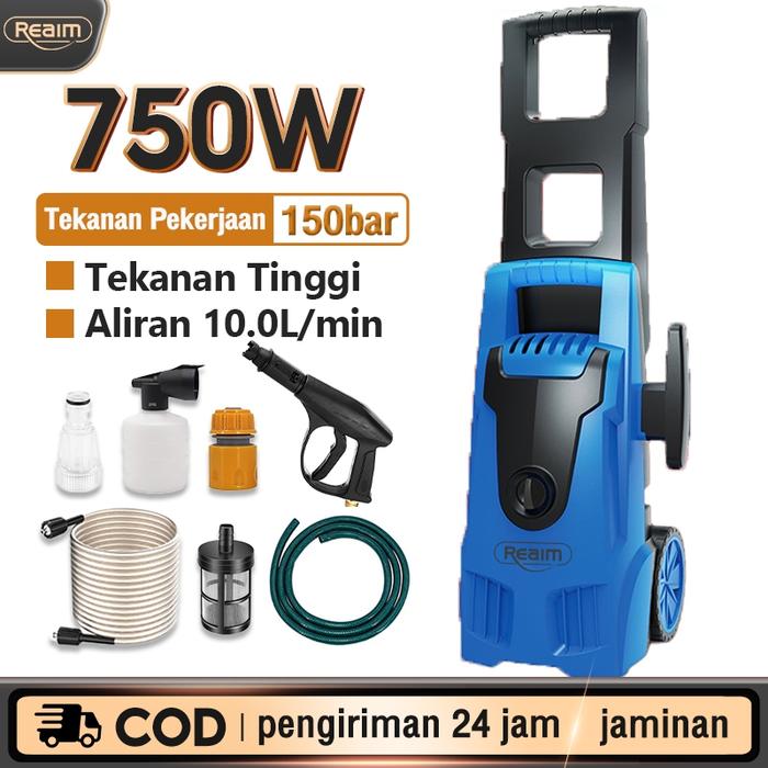 REAIM 750W Mesin Cuci Mobil Dan Motor Mobil Jet Cleaner Alat Cuci Motor Pressure Washer Alat High Pr