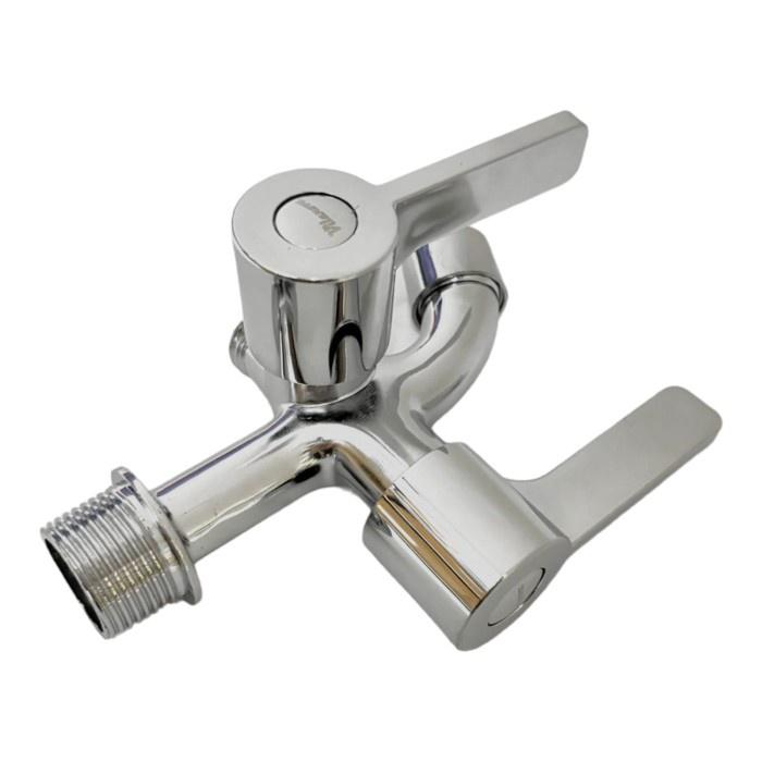 Keran Cabang 3/4 Inch Keran Air Shower Two Way Kran Kamar Mandi