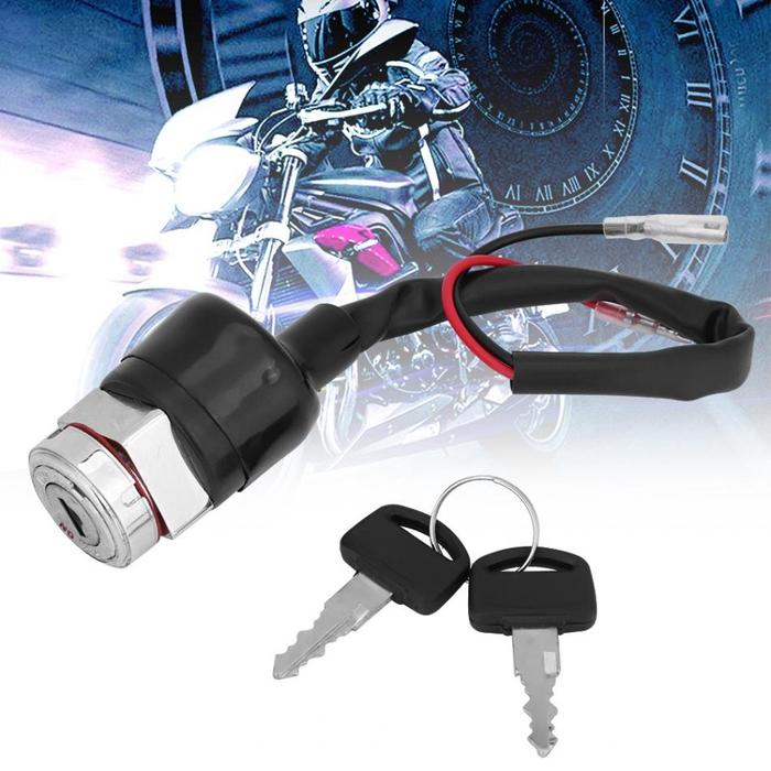 Pengapian Kunci Switch 2 Kabel 2 Kunci untuk Honda CB100 1970-1972