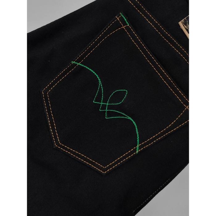 SELVEDGE deep greenline VILLAGE FLOWERS x weft indigo premium 15.oz