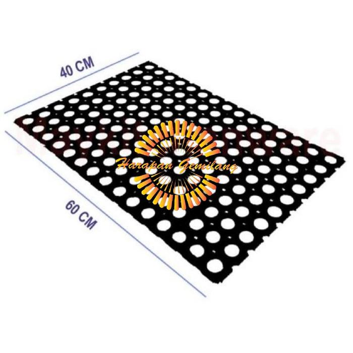 Keset Karpet Karet Anti Slip Kamar Mandi/Keset Lubang
