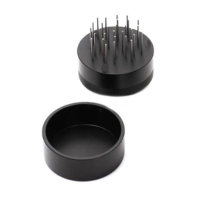 Coffee Cloth Powder Needle Pine Powder Needle Black Stainless Steel