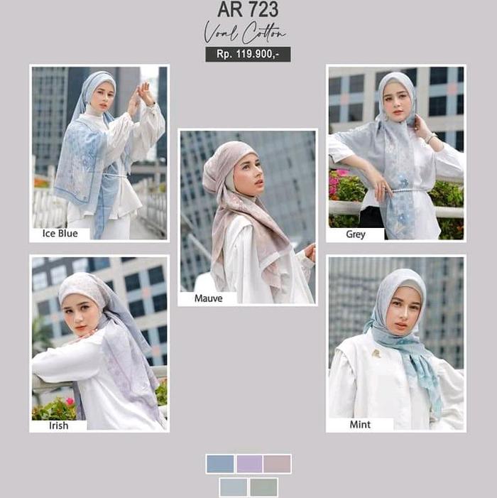 AR 723 hijab  segiempat by Arrafi