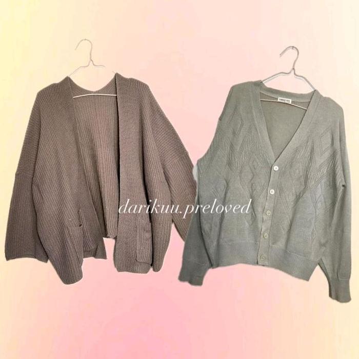 CARDIGAN JAKET KNIT THRIFT