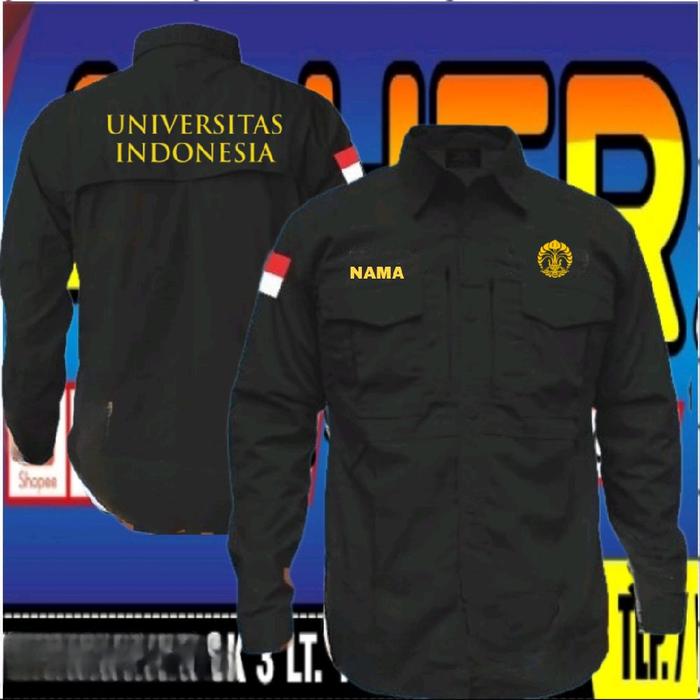 kemeja tactical universitas Indonesia baju tactical universitas Indonesia kemeja universitas Indones