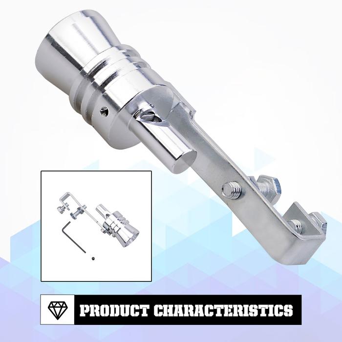Universal Turbo Sound Simulator Whistle Car Exhaust Pipe Whistle