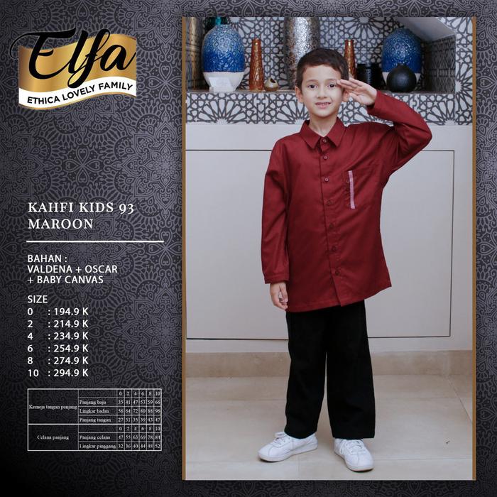 ETHICA KAHFI KOKO KIDS 93 MAROON