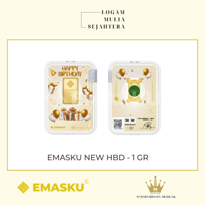EMASKU GIFT SERIES 1 GRAM / HAMPERS KADO LOGAM MULIA / KADO HADIAH EMAS