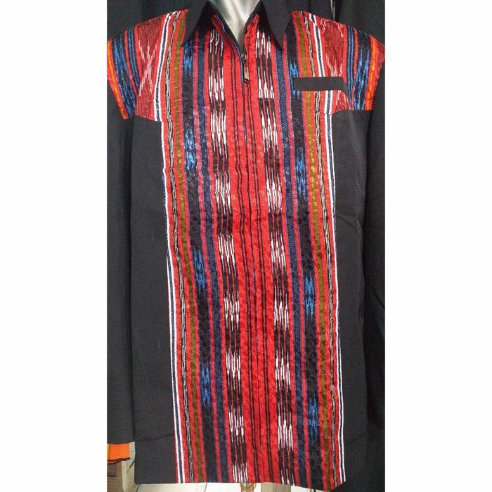 Jasket Pria / Jas Jaket motif Ulos Sumatera
