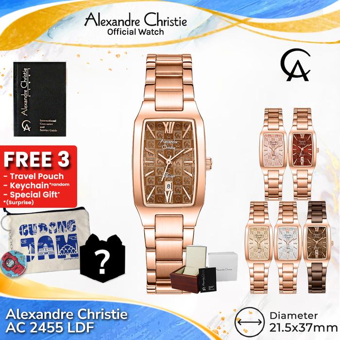 Alexandre Christie Wanita AC 2455 LDF AC 2455 LD AC2455LD AC 2455 Stainless Steel