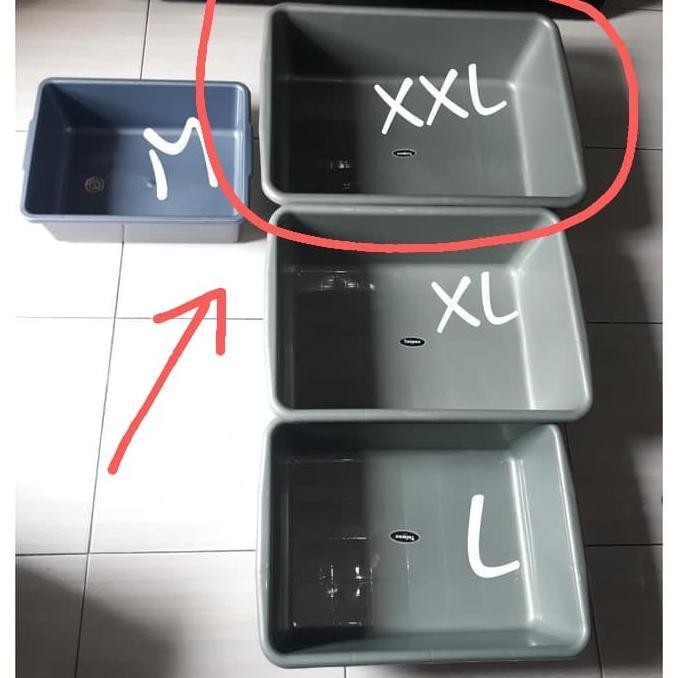 (Cooger) Bak Kotak Pasir Kucing Super Jumbo / Baskom Jumbo Kotak / Bak Besar