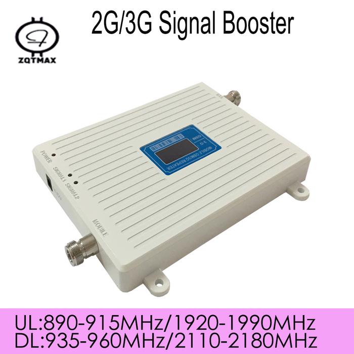 ZQTMAX Amplifier GSM 2G 3G Signal Booster 900 2100 Dual Band UMTS