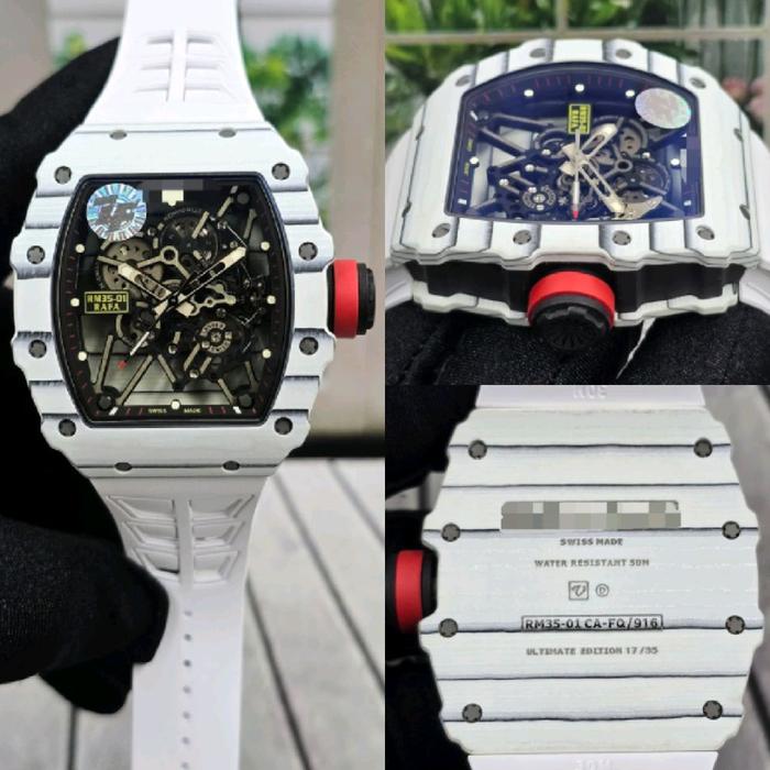 Dr.Jam II RM RM35 35-01 WHITE CARBON ZF V3 WHITE RUBBER 43MM TOP TIER 5