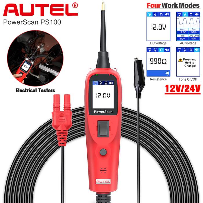 Alat Diagnosis PS100 Autel, Alat Diagnosis Sistem