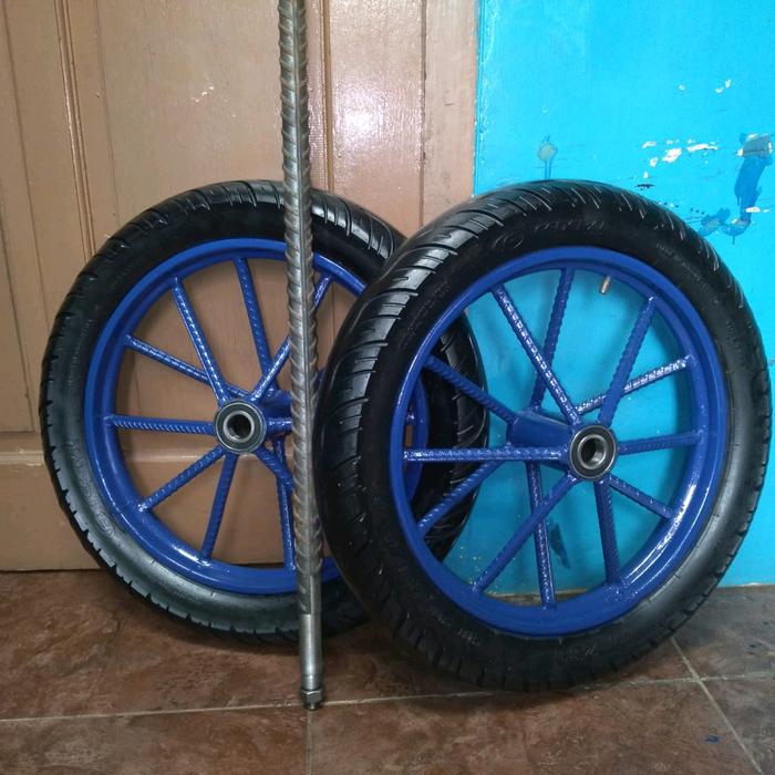 Roda gerobak Ring 14 Ruji behel