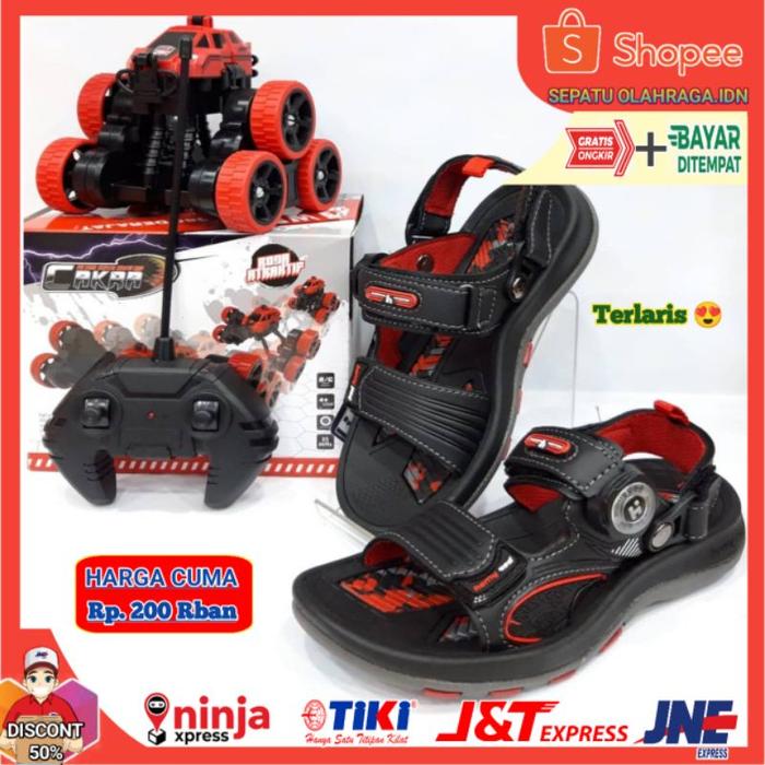 NEW Sandal gunung anak laki laki sendal anak berhadiah mobil remote sendal anak laki laki sendal hom