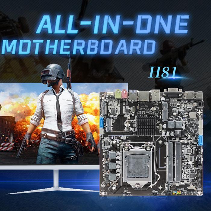 H81 Mini ITX Motherboard DDR3 1600 MHz 16GB LGA1150 Computer