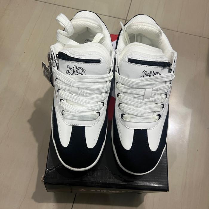 Airwalk Ellips White Black 100% Original