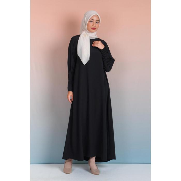 Elzata Gamis manset lipit crinkle