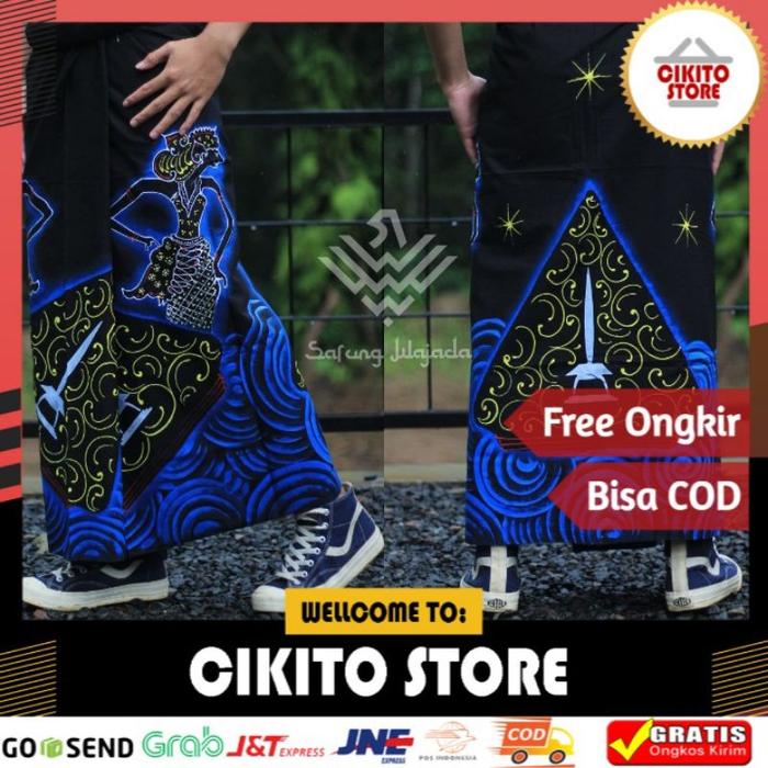(COD) SARUNG BATIK LUKIS ANIME ONE PIECE NARUTO WAYANG KARTUN ASLI PEKALONGAN MURAH | SARUNG KANG SA