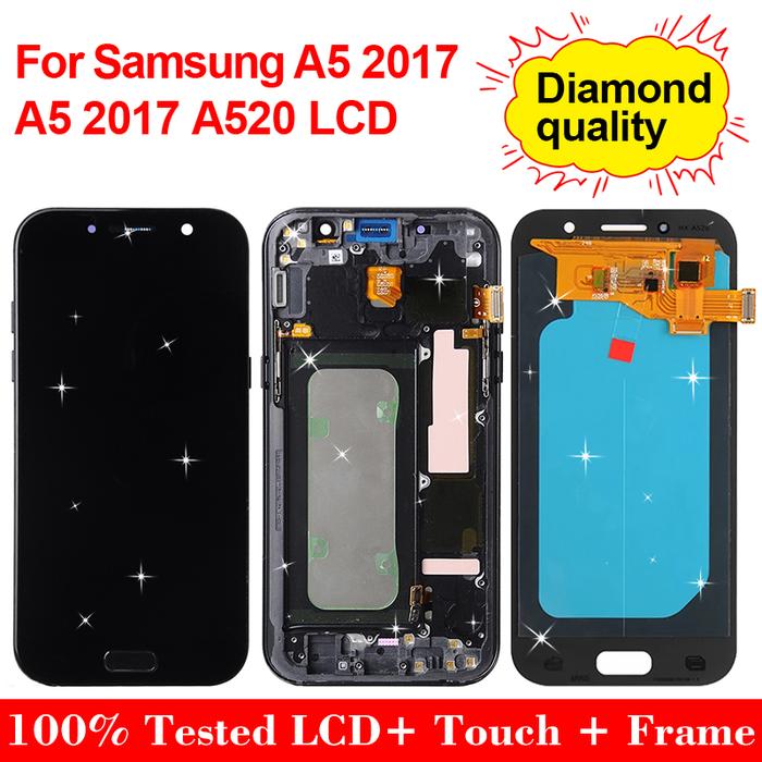5.2"Super AMOLED A520 Display Screen For Samsung Galaxy A5 2017 A520
