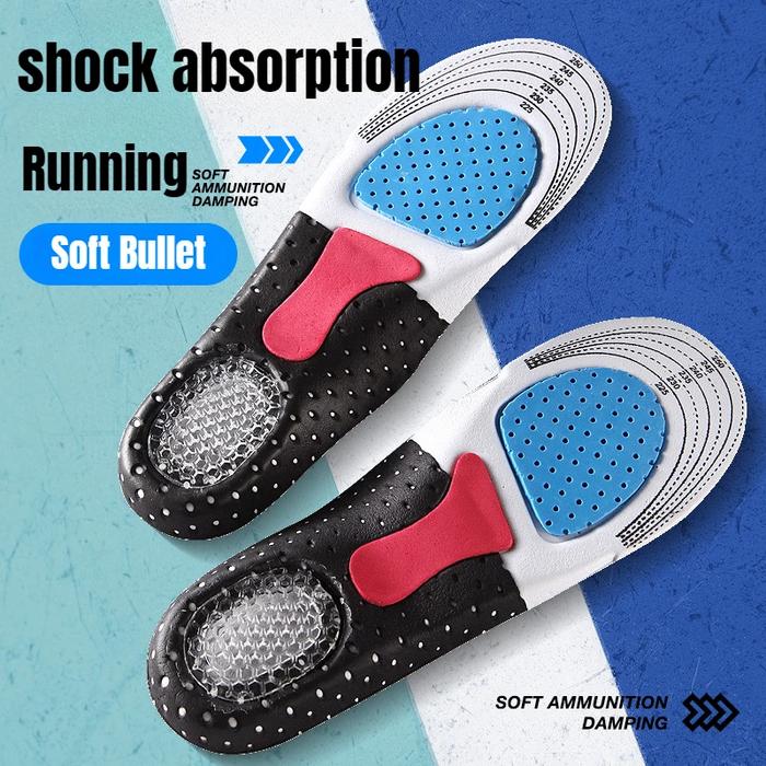 Orthopedic Insoles for Man Women Memory Foam Cushion Gel Insole Silicone Arch Support Pads Running G
