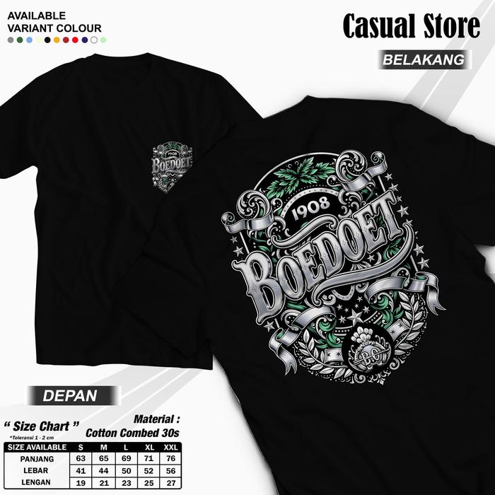 KAOS STM SOLIDARITY BOEDOET STOVIA 1908 UNISEX | KAOS BOEDOET STOVIA TERMURAH