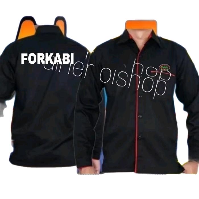 Kemeja fORKABI full bordir baju fORKABI seragam fORKABI kemeja Betawi kemeja forum anak Betawi Baju