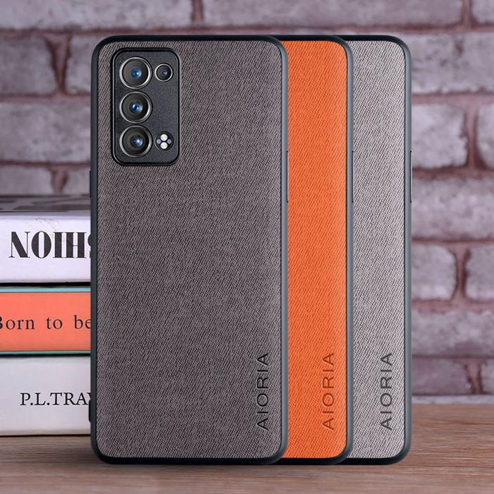 Case for Oppo Reno6 Pro 5G Reno 6 Pro Lite coque Luxury textile