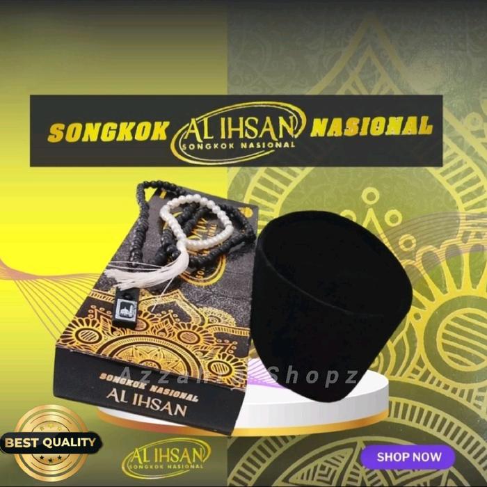 Peci Hitam Songkok Nasional Nusantara [ AL IHSAN]