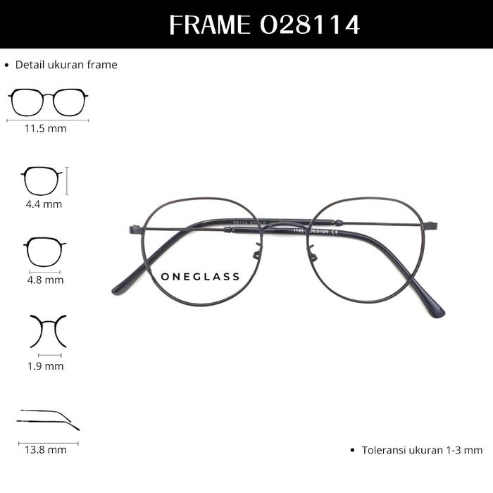 Oneglass - Frame Kacamata O28114 Unisex