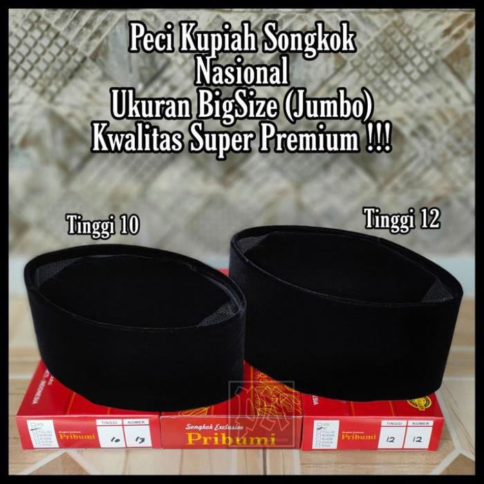 PECI HITAM JUMBO PECI UKURAN BESAR PECI NASIONAL BIG SIZE HITAM POLOS AC PECI UJANG BUSTOMI No 11 1