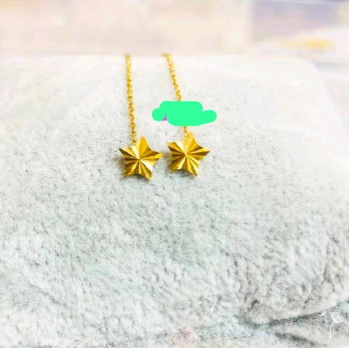 ANTING Bintang premium titanium panjang 4 cm