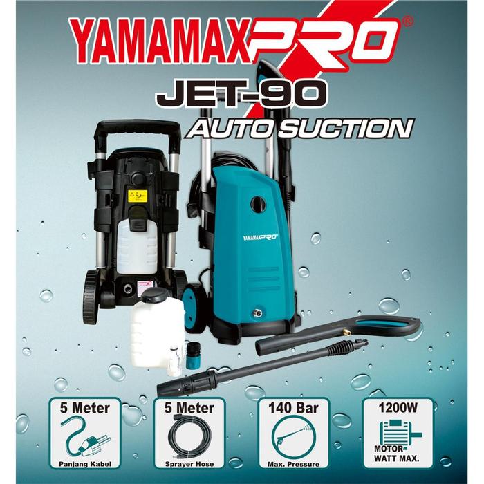 Mesin Steam Pencuci Mobil Sepeda Motor Jet Cleaner Yamamax PRO 90 Alat Penyemprot Semprotan Pressure