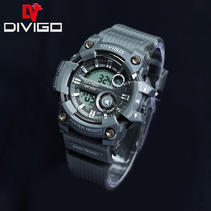 Jam Tangan Wanita Digital DIVIGO Warna DV-6817 Original Tahan Air 3ATM