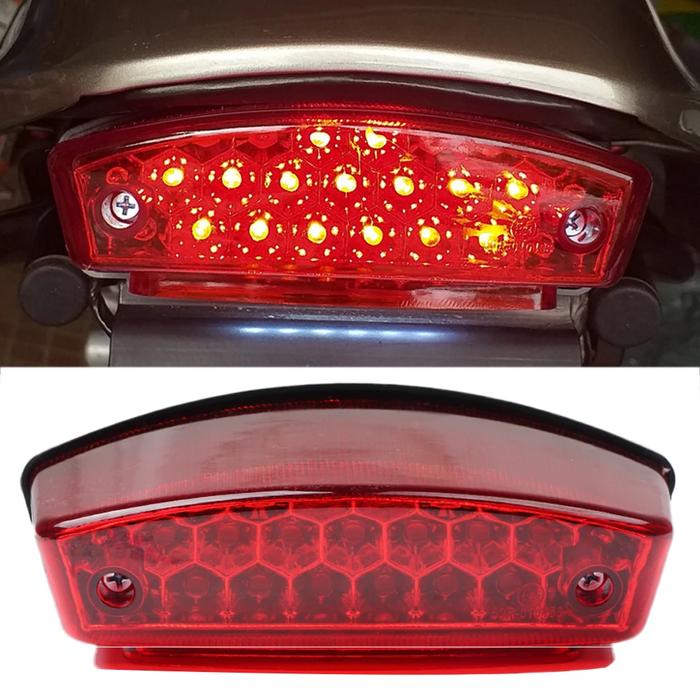 21 LED Universal Motorcycle Brake Light License Plate Rear Stop Indicator For Ducati Monster 400 620