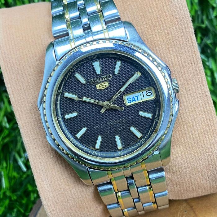 SEIKO Superior SKZ052 Black Dial Automatic 7S36-0090 Watch Vintage Jam Tangan Antik