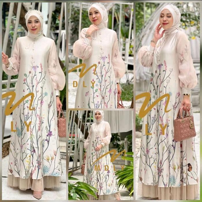 GAMIS DRESS MARVELLA FLEUR ORI PREMIUM BY MDLY