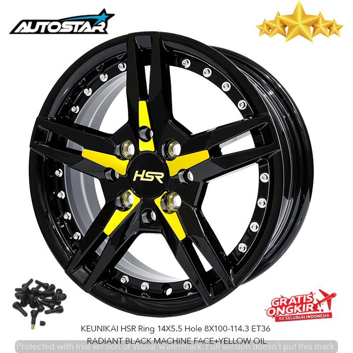 VELG MOBIL wuling air ev agya ayla calya sigra karimun wagon r estilo DLL VELG HSR KEUNIKAI R14 LEBA
