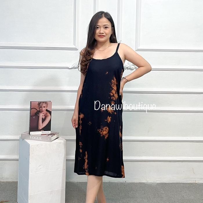 Daster Narini Tie Dye Bali Tali Satu Pendek Santai