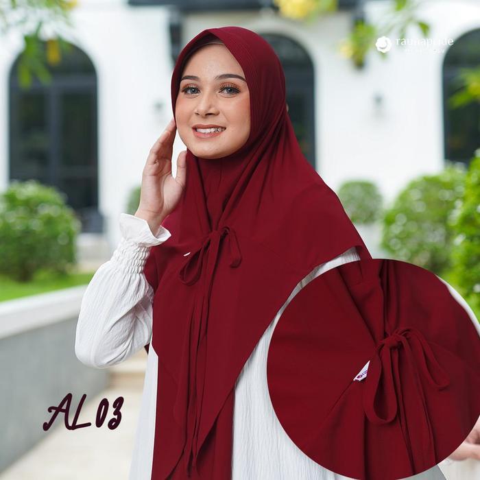 Rauna Pride / Rauna Jilbab 3 in 1 / AL03 - Kerudung Bergo / Hijab Bergo / Kerudung Segi Empat / Jilb