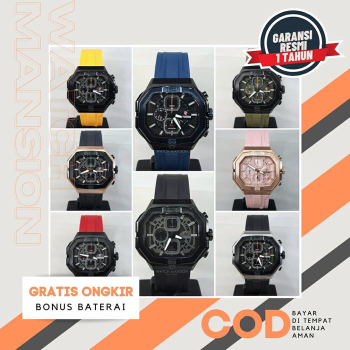 JAM TANGAN PRIA EXPEDITION 6813 EXP 6813 EXP6813 E6813 RUBBER ORIGINAL & GARANSI 1 TAHUN